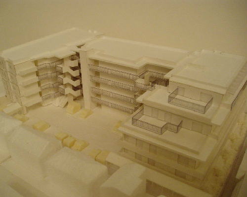 横須賀　新築　集合住宅　ボリューム模型
